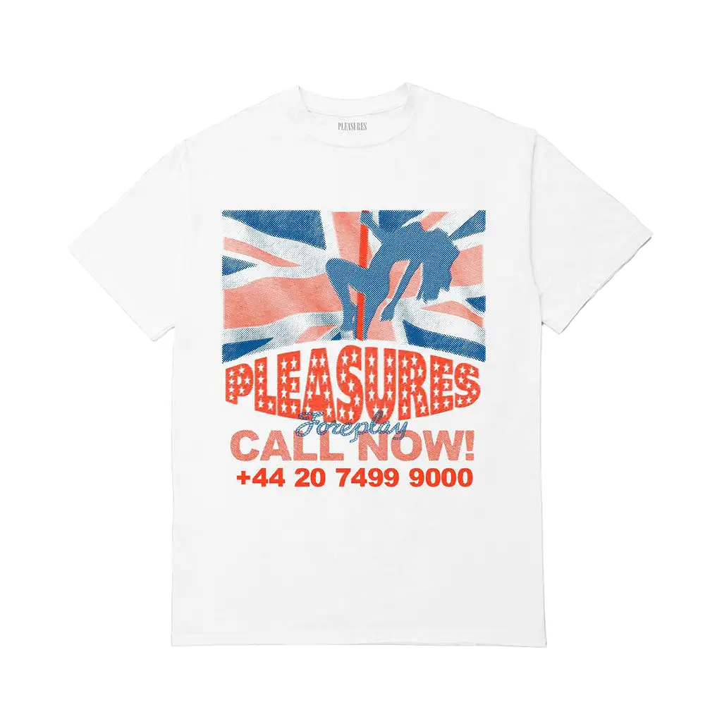 Pleasures  Call Now SS Tee - White