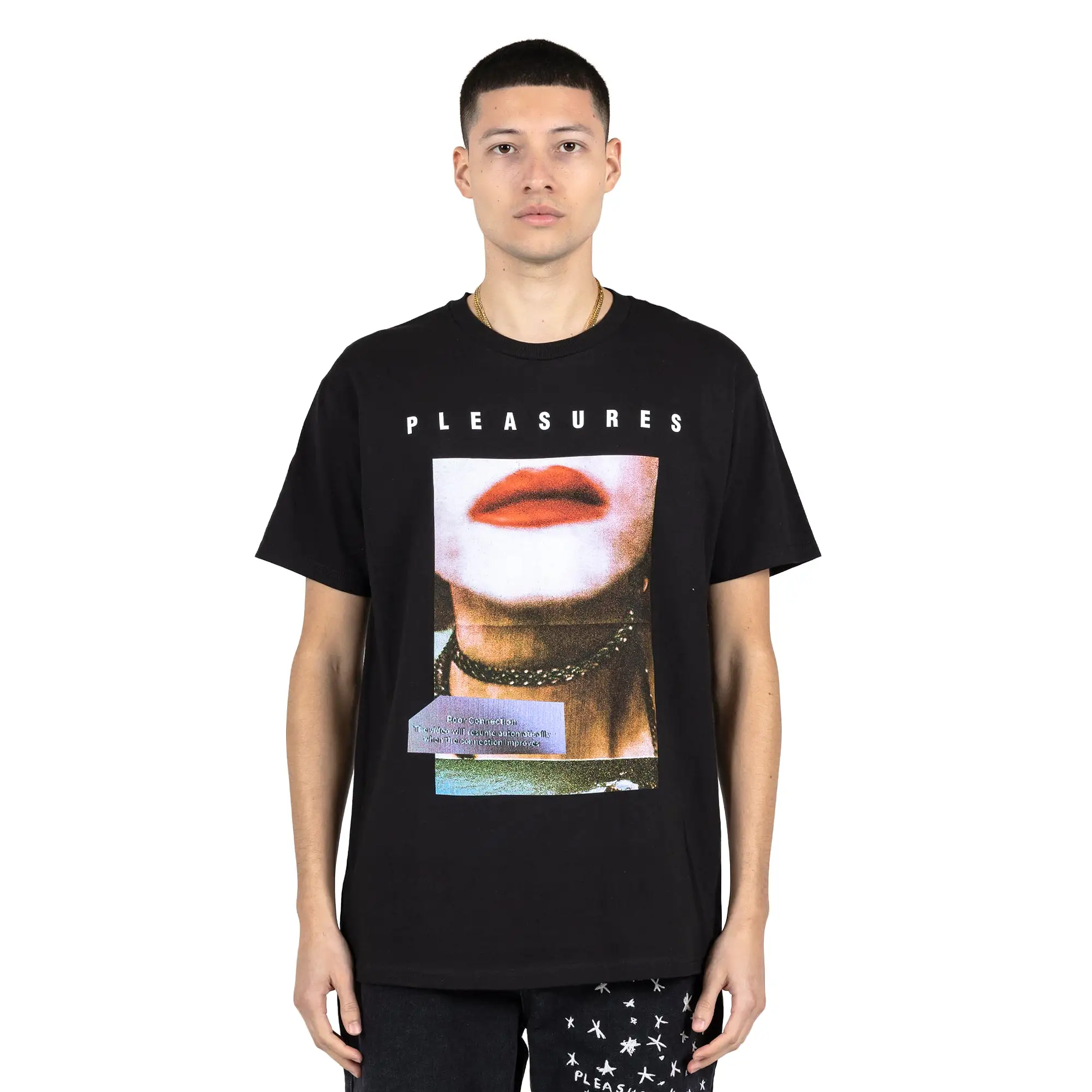 Pleasures Poor Connection SS Tee - Black