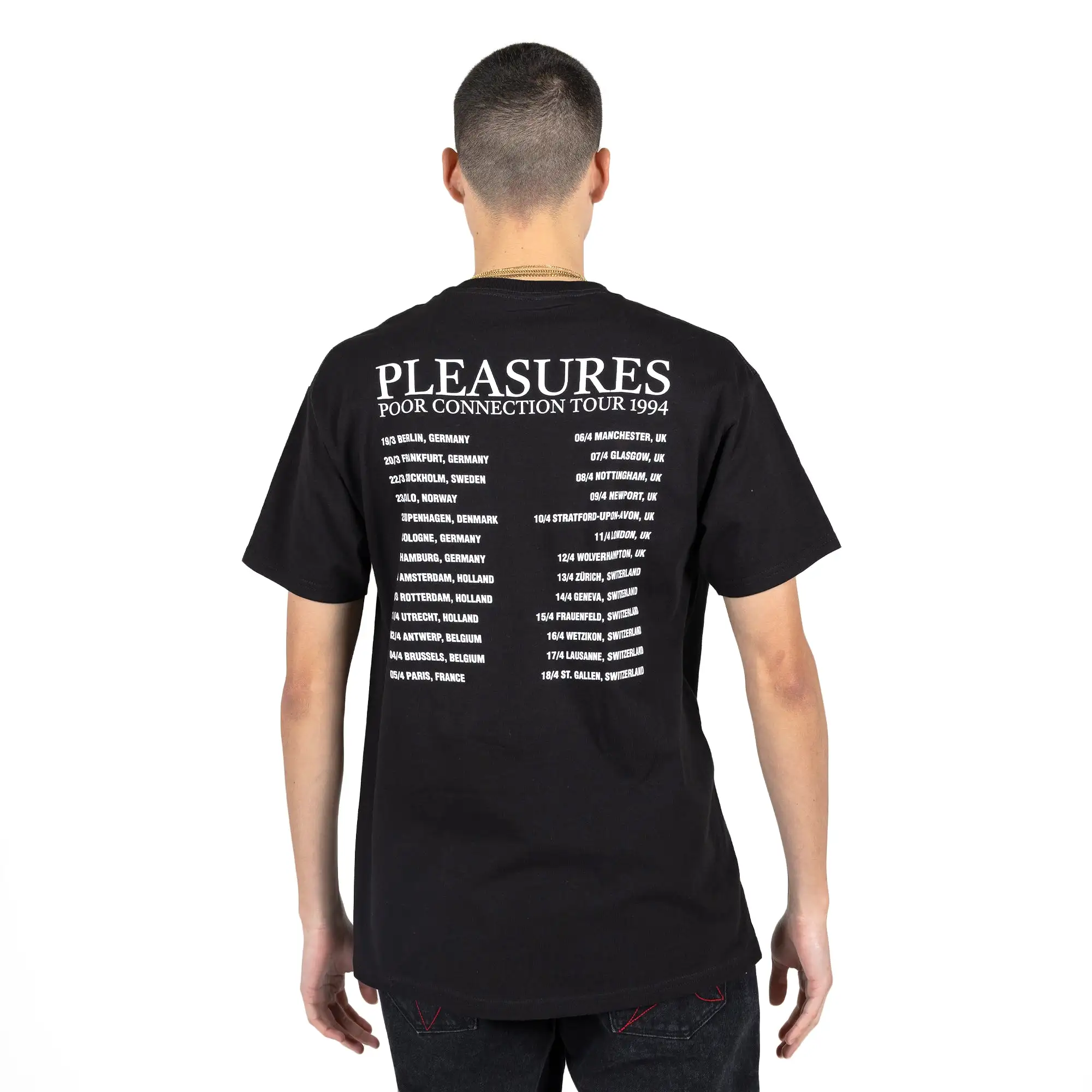 Pleasures Poor Connection SS Tee - Black