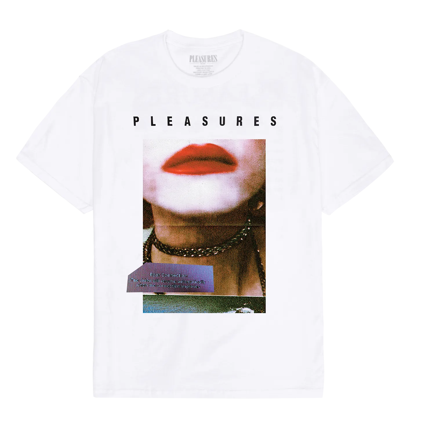 Pleasures Poor Connection SS Tee - White