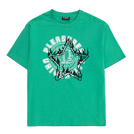 Pleasures University Heavy Weight SS Tee - Green