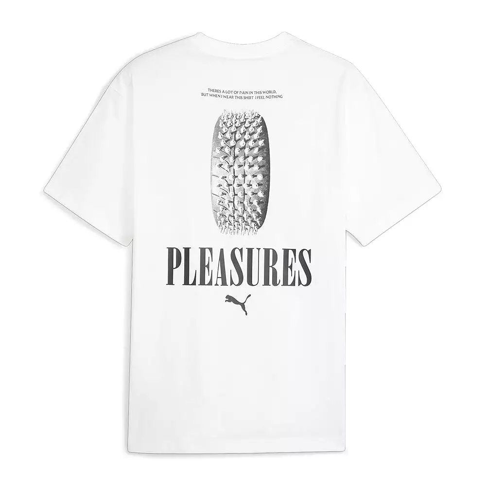 Pleasures X Puma Graphics SS Tee - White