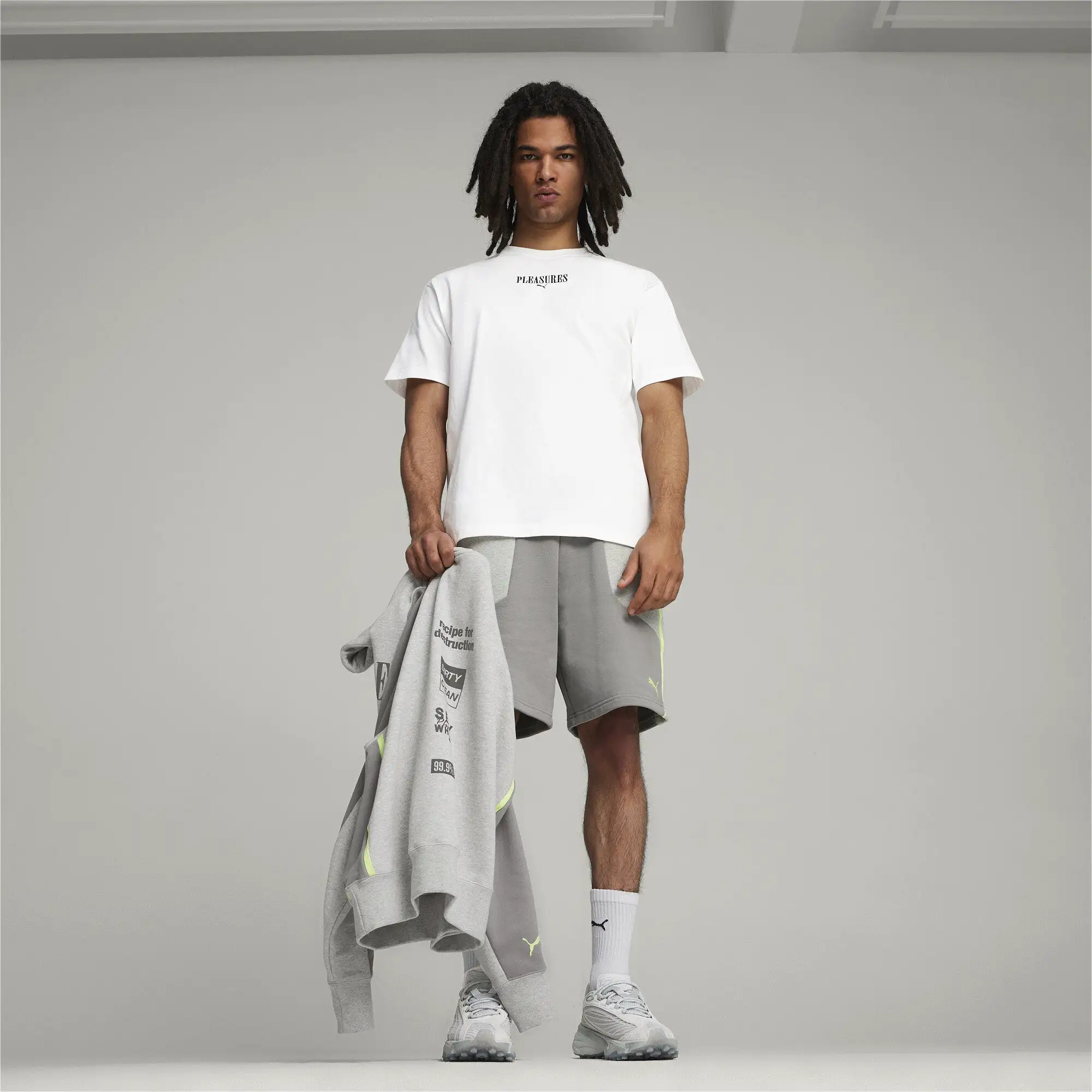 Pleasures X Puma Graphics SS Tee - White