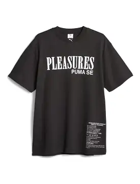 Puma Puma X Pleasures Typo Tee Puma Black