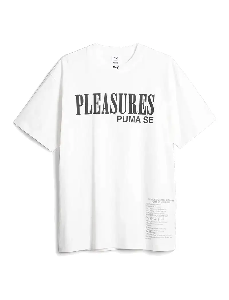 Puma Puma X Pleasures Typo Tee Puma White