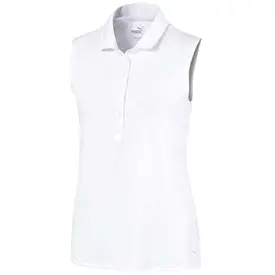 Puma Women's Rotation Polo Sleeveless Bright White 59582301