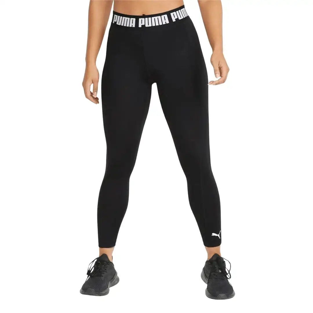 PUMA WOMEN'S STRONG HIGH WAISTED TRAINING BLACK TIGHTS