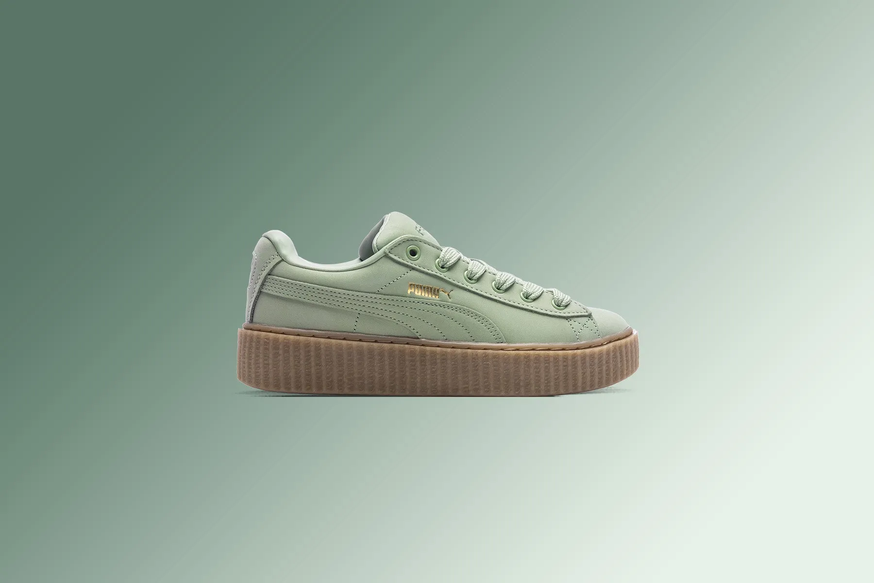 Puma x Fenty Women's Creeper Phatty Nubuck - Green Fog