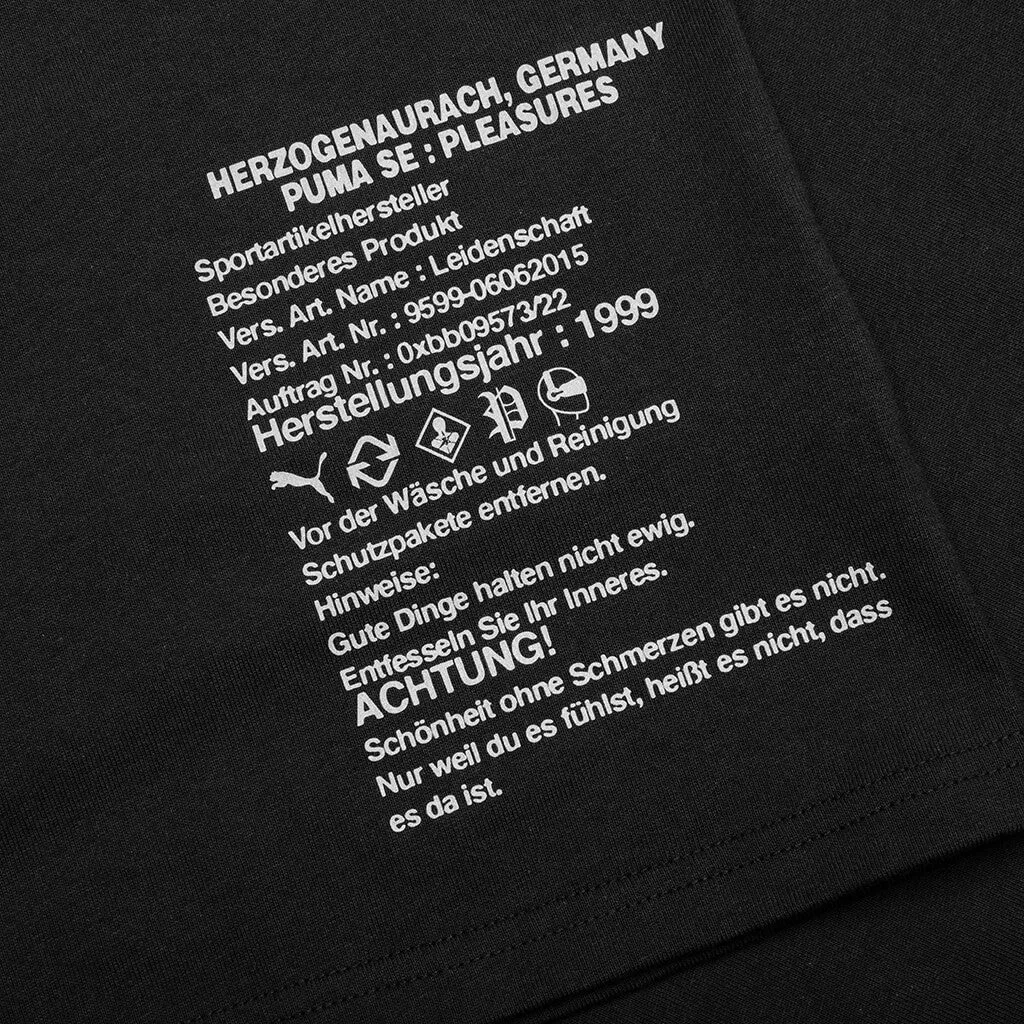 Puma x Pleasures Typo Tee - Black