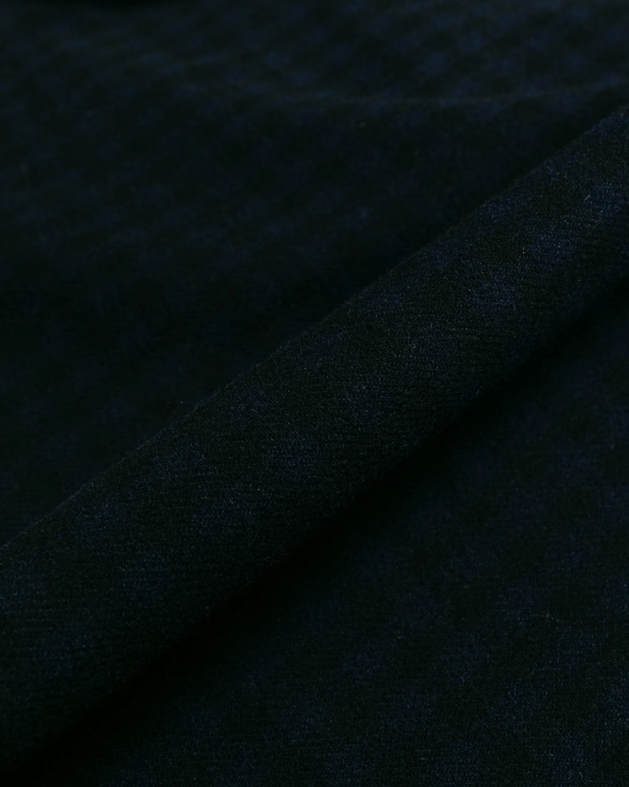 Randy's Garments Wool Check Over Shirt Dark Navy