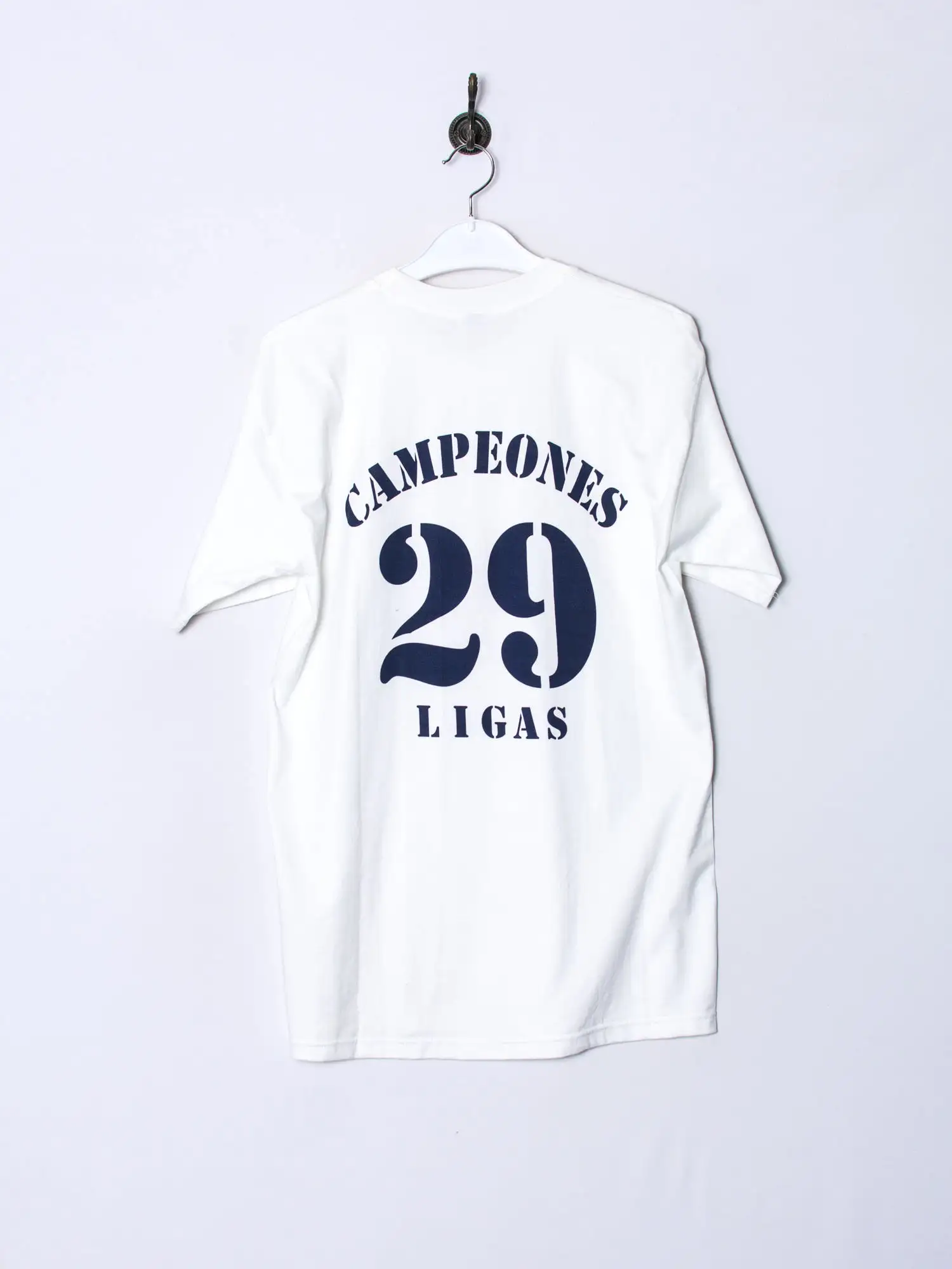 Real Madrid Adidas Official Football Campeon de Liga 2002/2003 Cotton Tee