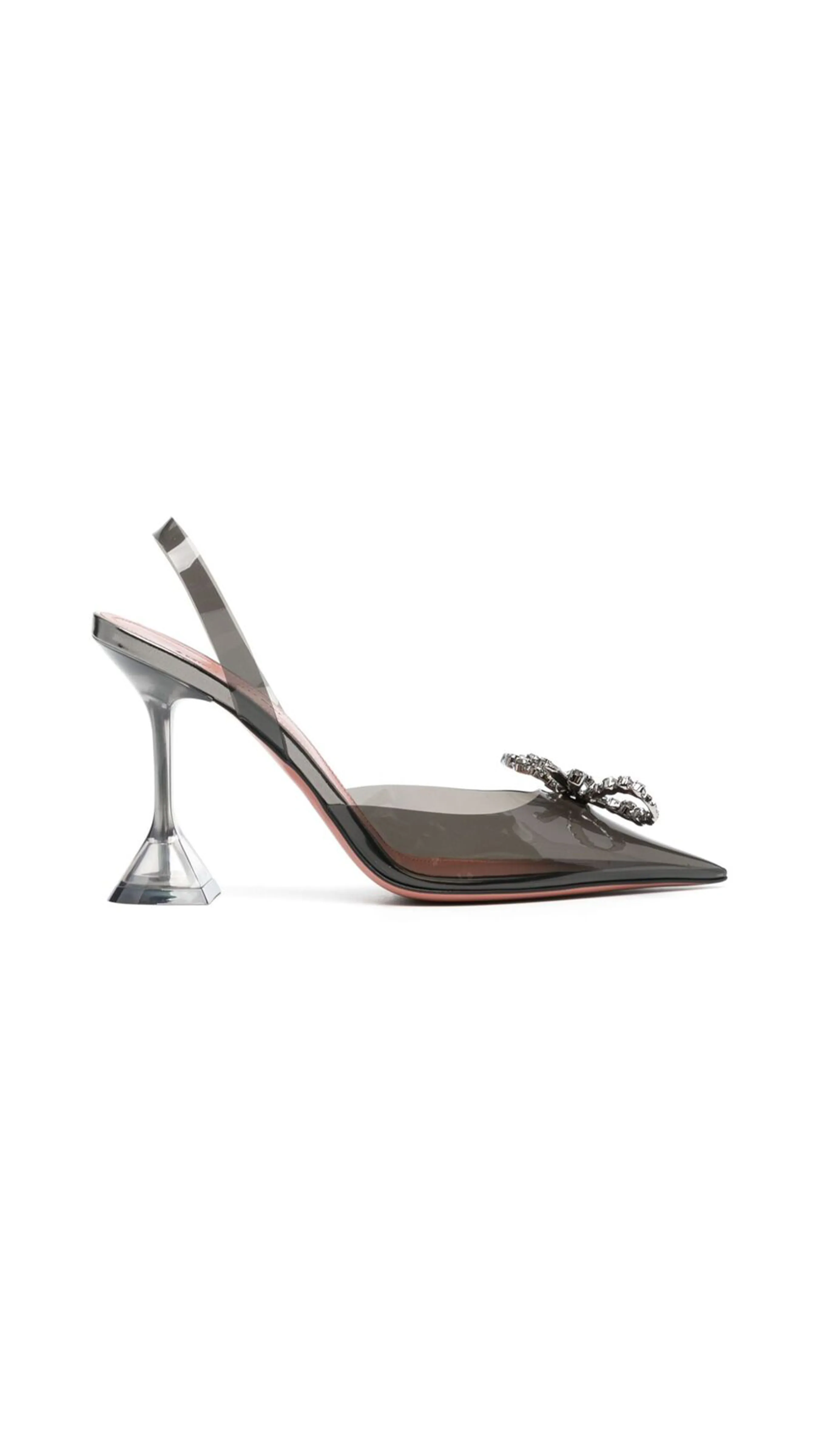 Rosie Glass Slingback - Dark Grey