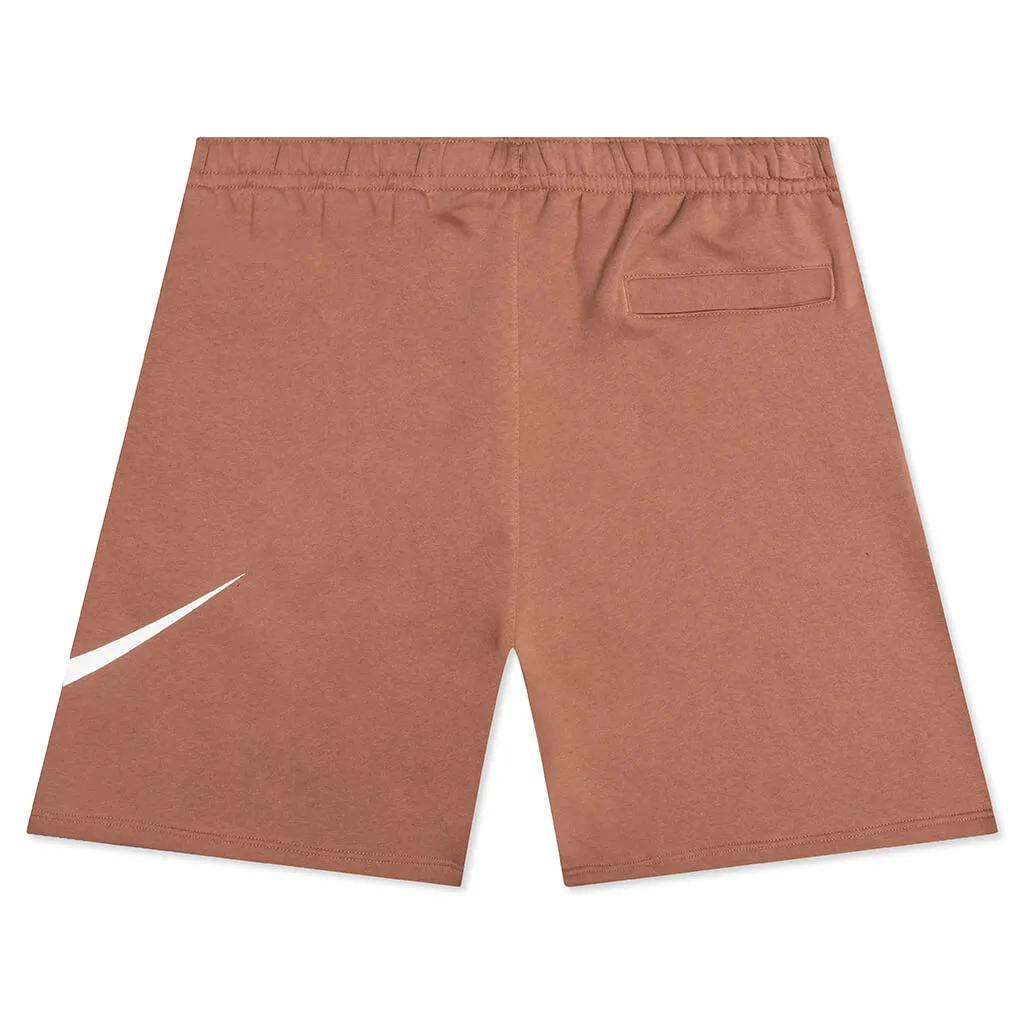 Sportswear Club Graphic Shorts - Mineral Clay