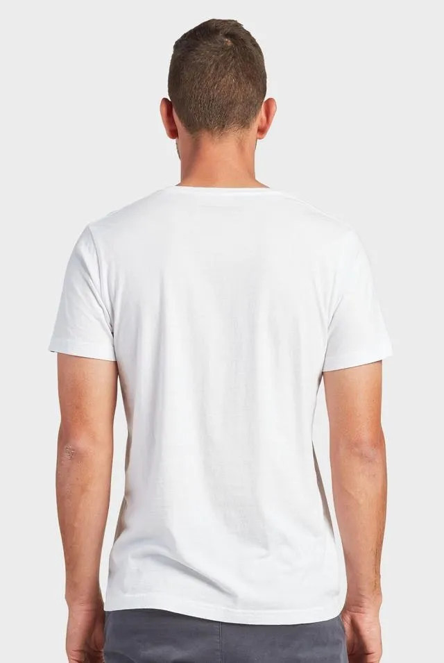 The Academy Brand - Acad Basic Crew Tee in White