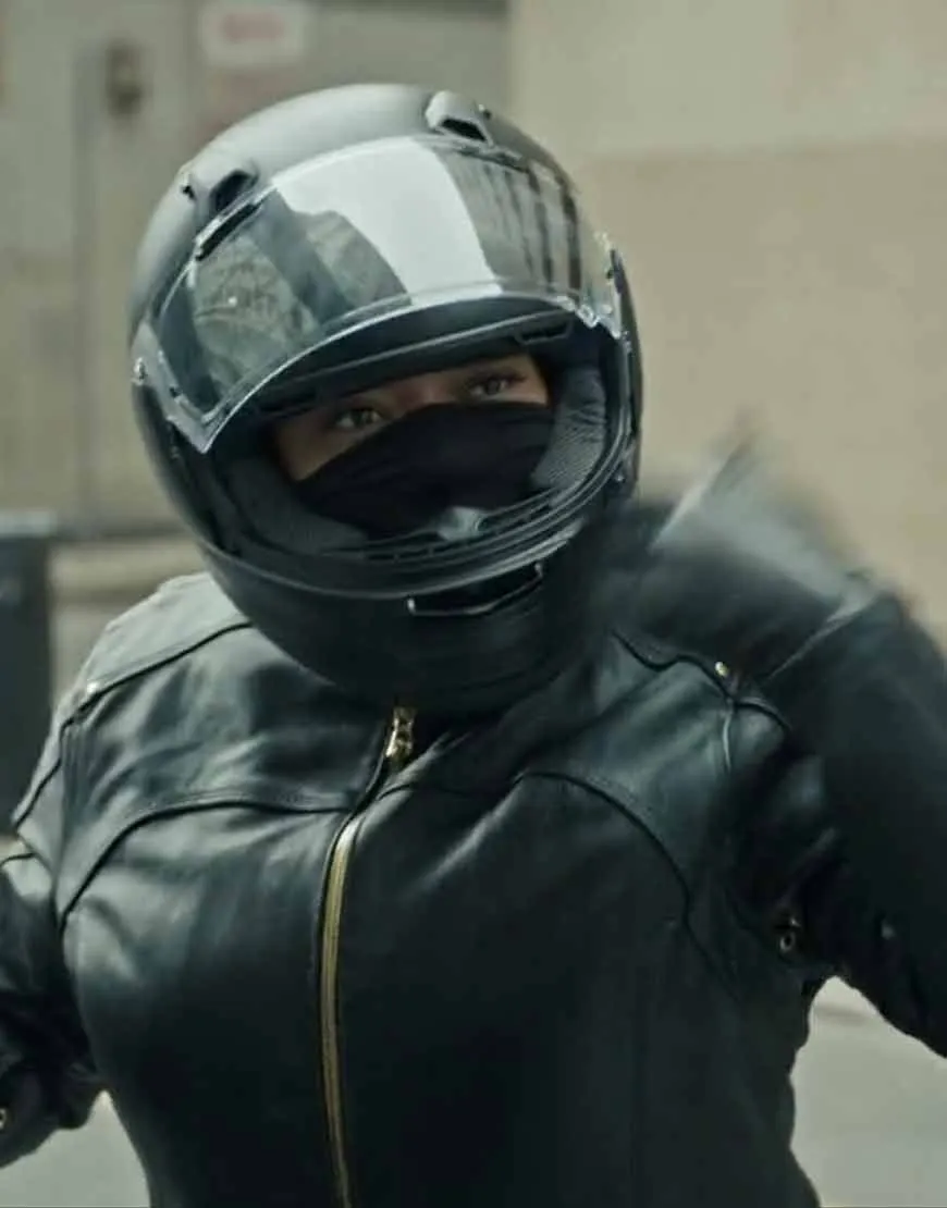 The Equalizer 2021 Queen Latifah Leather Jacket