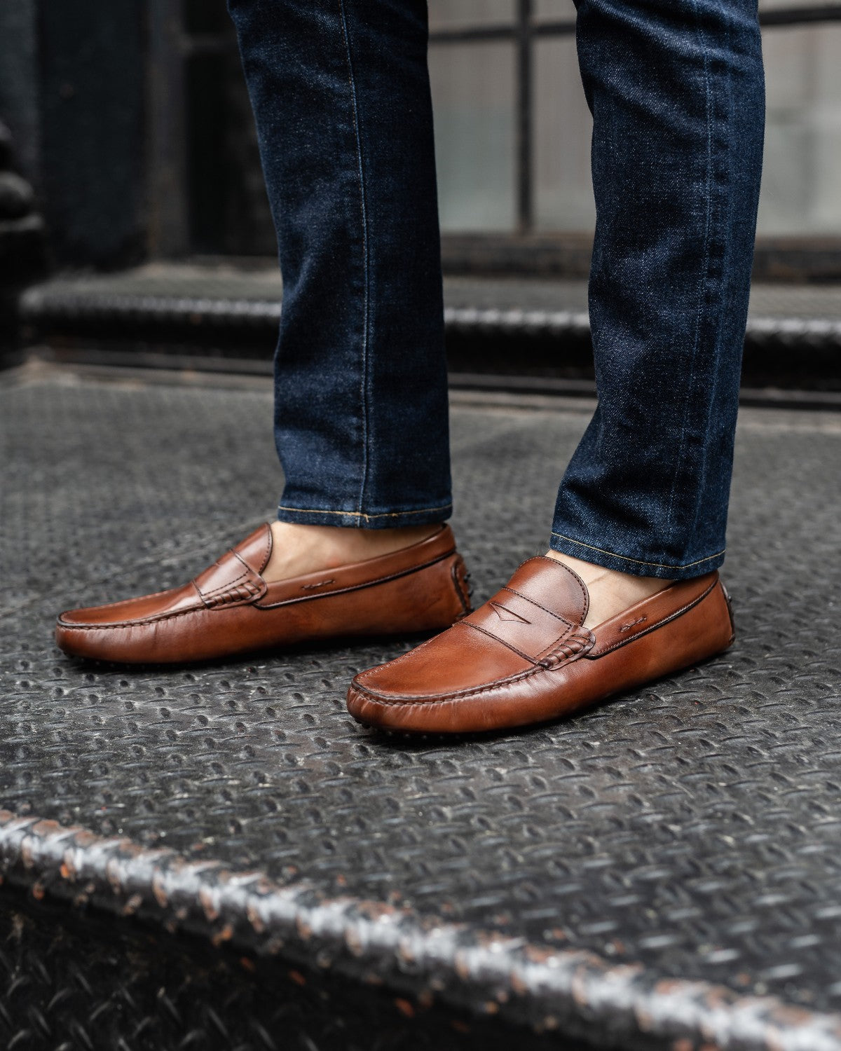 The McQueen Driving Loafer - Marrone