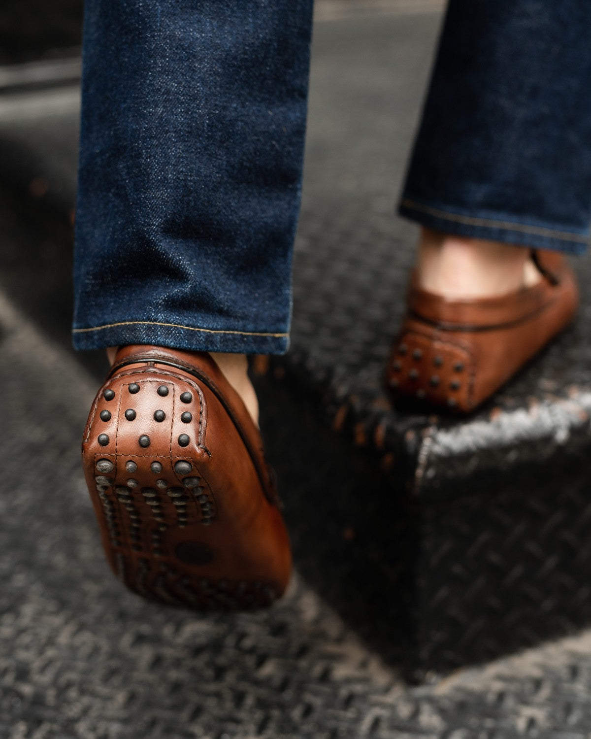 The McQueen Driving Loafer - Marrone