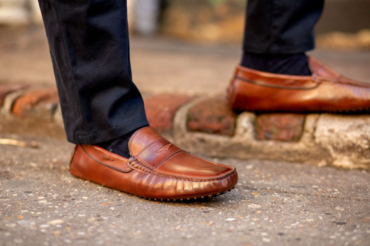 The McQueen Driving Loafer - Marrone