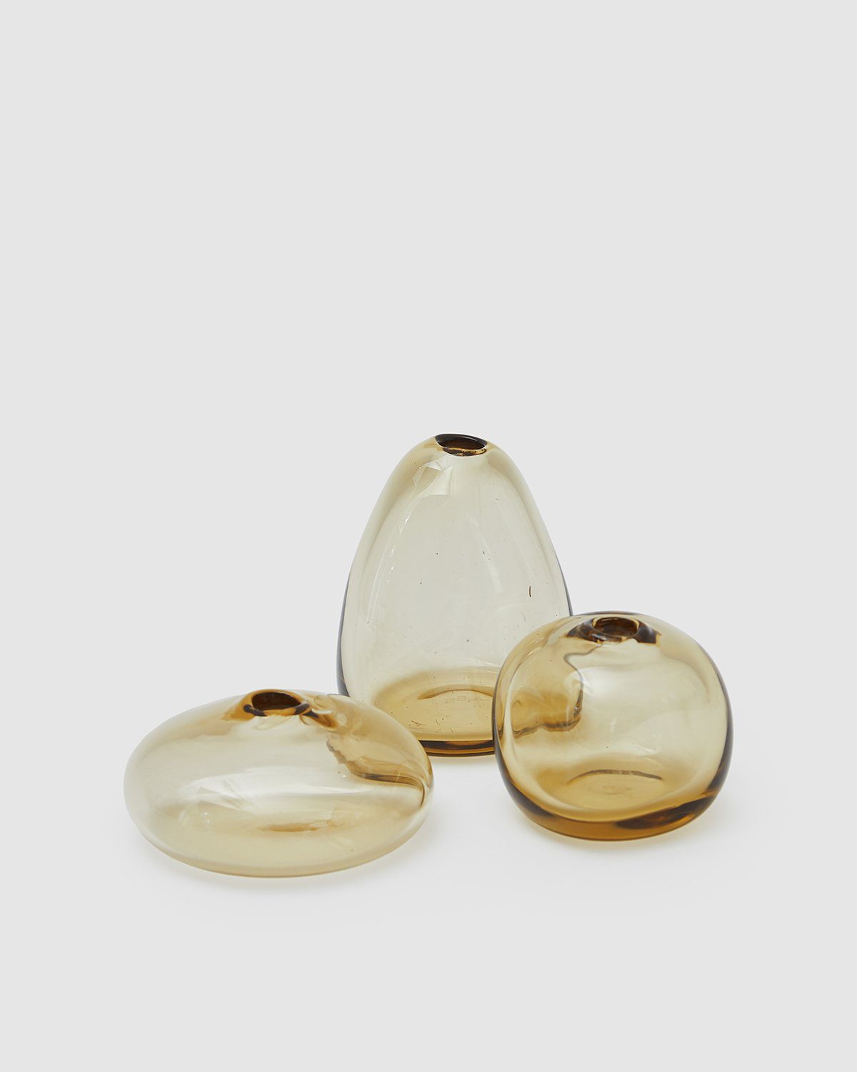 Trio of Kelly Bud Vases - Honey