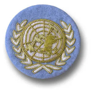 UN OFFICERS BERET BADGE