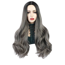 Wig Queen Cyprus (Dark Grey)