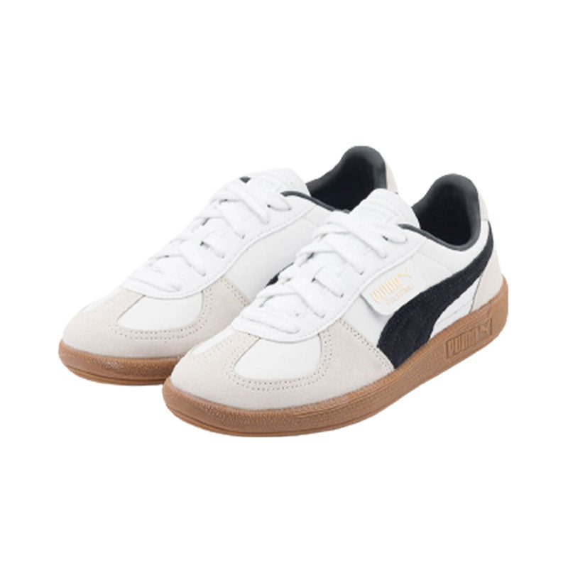 Women's Puma Palermo Leather White/Vapor Grey-Gum 397467-01