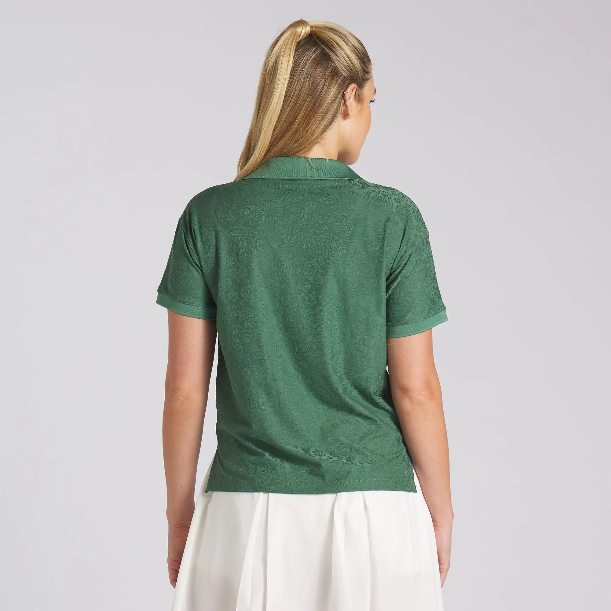 Women's Puma x Quiet Golf Relaxed Crop Golf Polo