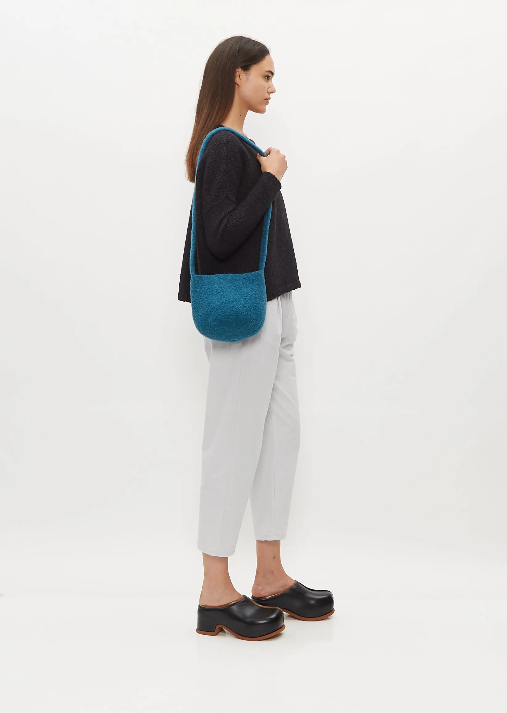 Wool Bag — Dark Turquoise