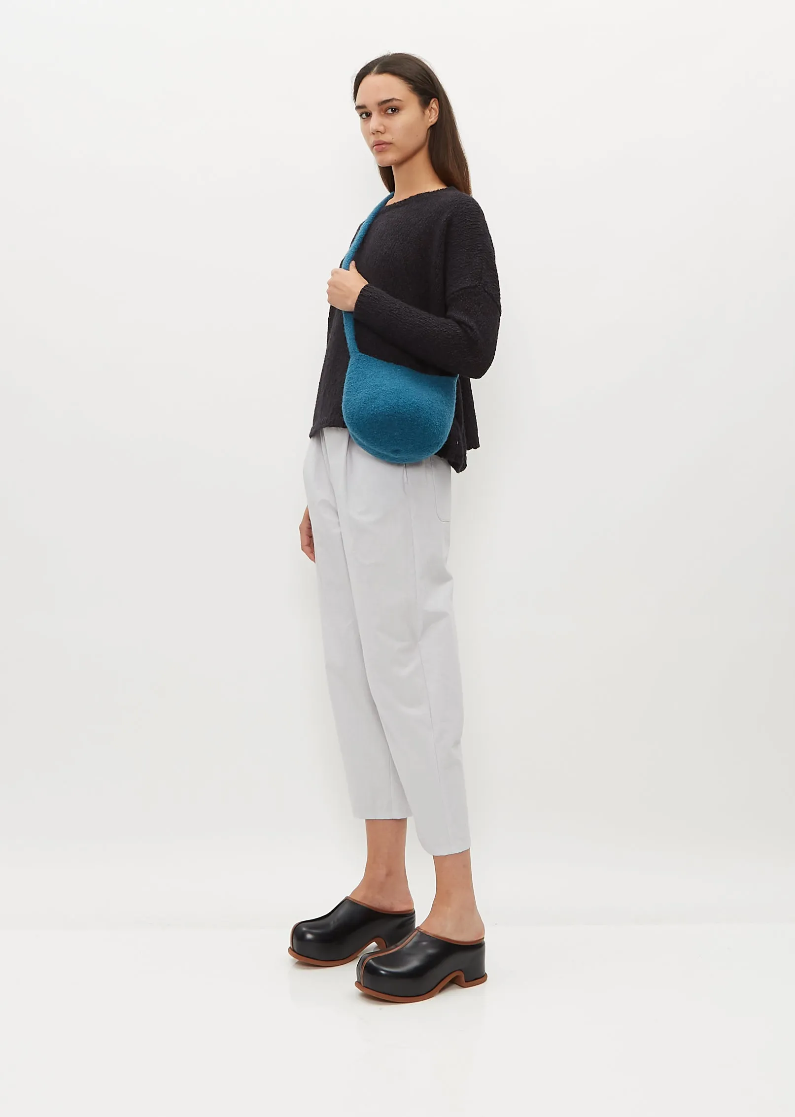 Wool Bag — Dark Turquoise