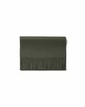 Wool Scarf – Dark Green