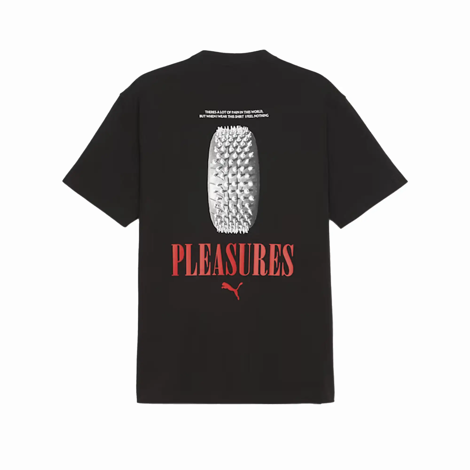 x PLEASURES GRAPHIC TEE 'BLACK'